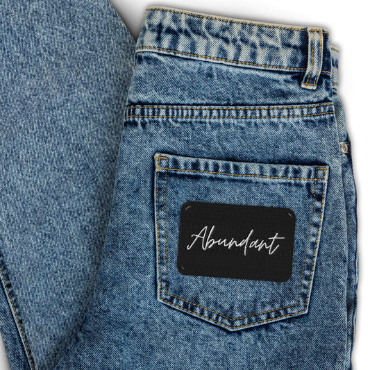 "Abundant" Embroidered patches form the Wonderful Wife ™ Collection.
